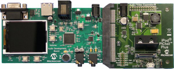 Microchip's PIC32-based audio development board Microchip's PIC32-based audio development board